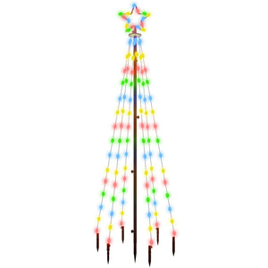 vidaXL Christmas Tree Decoration Holiday Xmas Tree Lights with Spikes LEDs-38