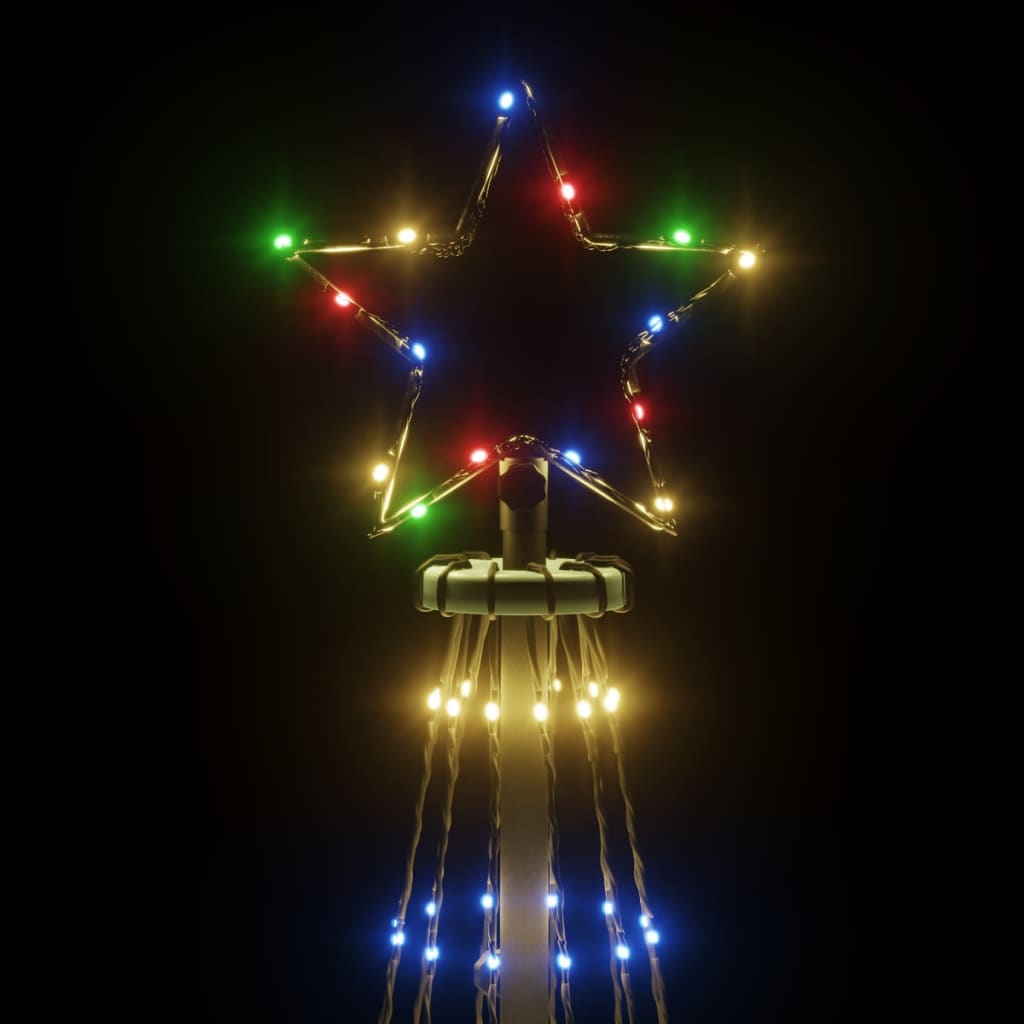 vidaXL Christmas Tree Decoration Holiday Xmas Tree Lights with Spikes LEDs-25