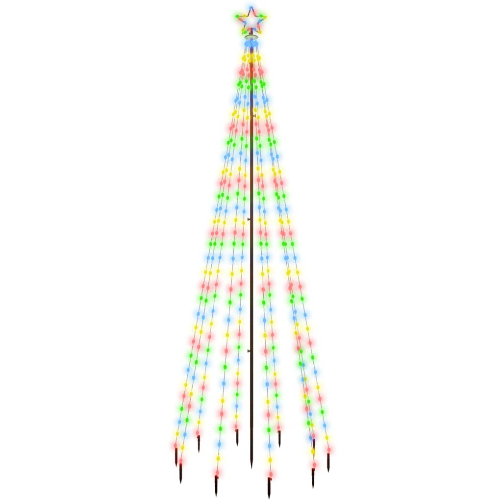 vidaXL Christmas Tree Decoration Holiday Xmas Tree Lights with Spikes LEDs-2