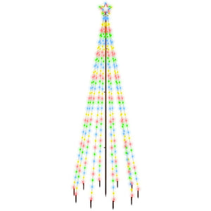 vidaXL Christmas Tree Decoration Holiday Xmas Tree Lights with Spikes LEDs-2