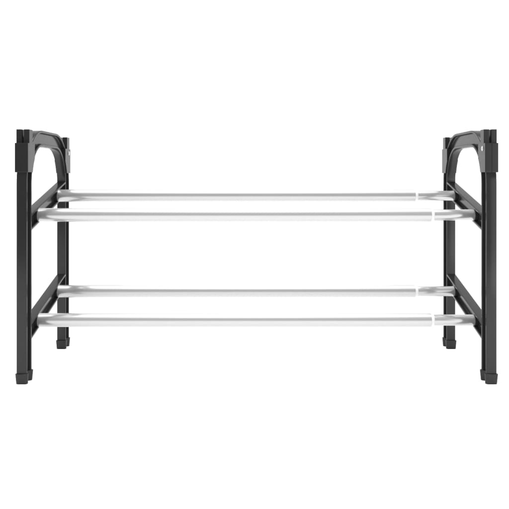 vidaXL Extendable Shoe Rack with 2 Shelves 46.9"x9.4"x14.6"-1