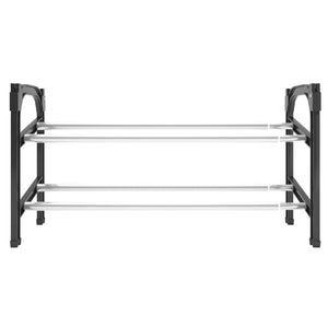 vidaXL Extendable Shoe Rack with 2 Shelves 46.9"x9.4"x14.6"-1