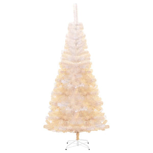 vidaXL Christmas Tree Artificial Xmas Tree with Stand and Iridescent Tips PVC-12