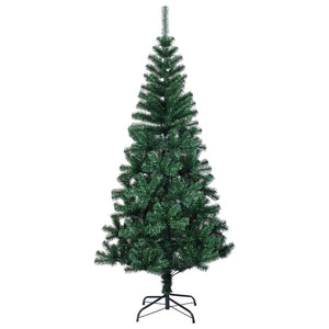 vidaXL Christmas Tree Artificial Xmas Tree with Stand and Iridescent Tips PVC-30