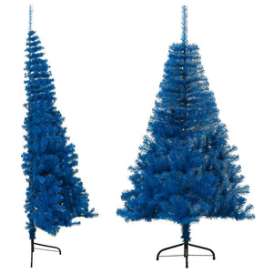 vidaXL Christmas Tree Decoration Artificial Half-Circle Tree with Stand PVC-28