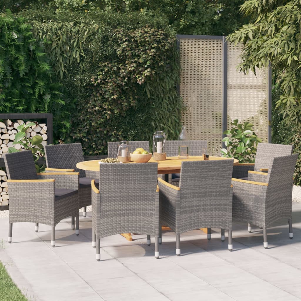 vidaXL Patio Dining Set Outdoor Dining Set Table and Chair Set for Garden-1