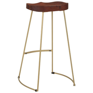 vidaXL Gavin Bar Stools 2 pcs 19.7"x15.7"x30.7" Solid Wood Mango-3