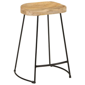 vidaXL Gavin Bar Stools 2 pcs 19.7"x15.7"x30.7" Solid Wood Mango-52