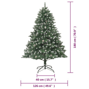 vidaXL Christmas Tree Decoration Artificial Xmas Tree with Steel Stand PVC-30