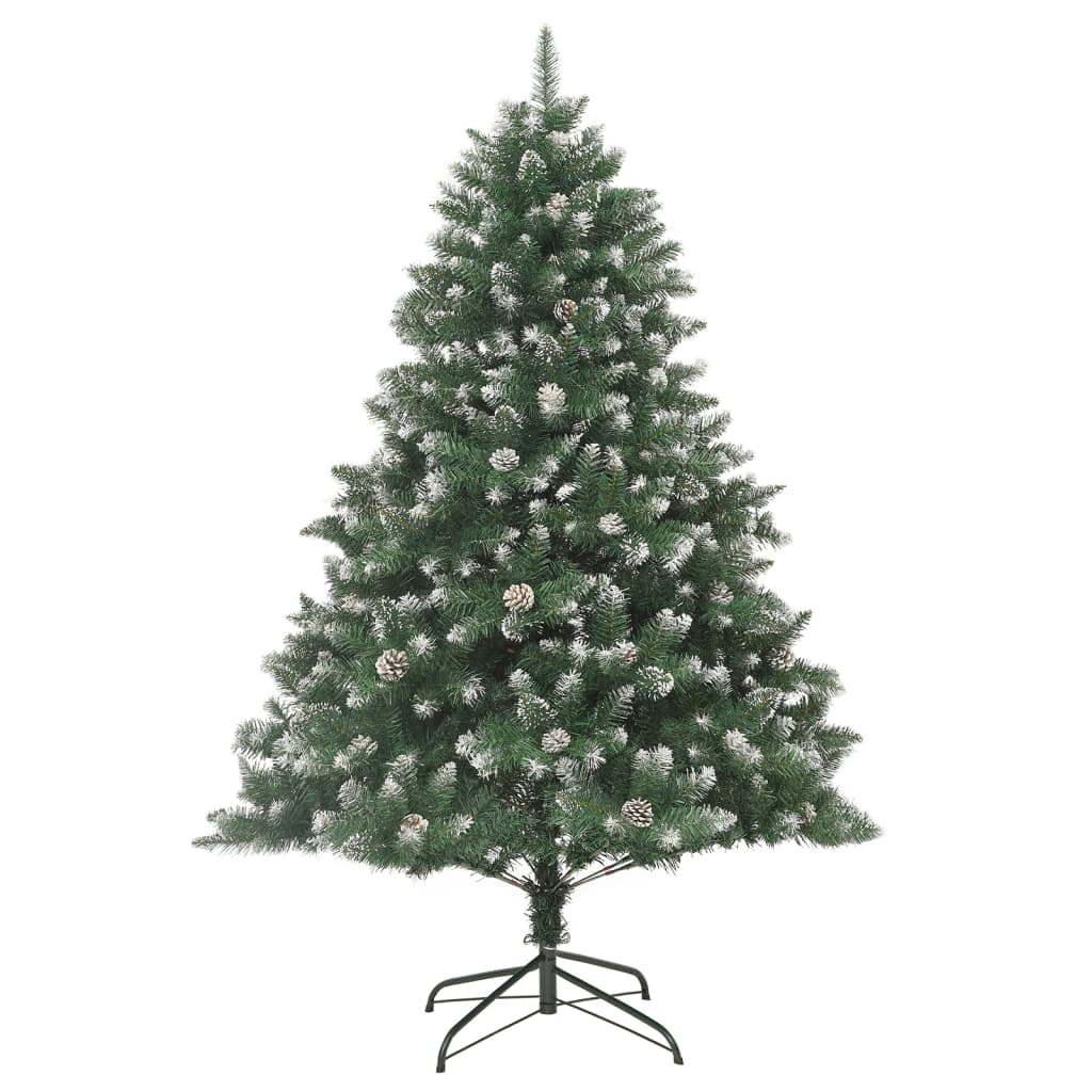 vidaXL Christmas Tree Decoration Artificial Xmas Tree with Steel Stand PVC-3