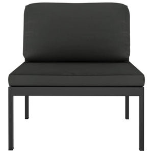 vidaXL 9 Piece Patio Lounge Set with Cushions Aluminum Anthracite-7