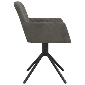 vidaXL Swivel Dining Chairs 2 Pcs Modern Accent Upholstered Side Chair Velvet-8