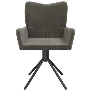 vidaXL Swivel Dining Chairs 2 Pcs Upholstered Accent Leisure Side Chair Velvet-16