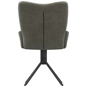 vidaXL Swivel Dining Chairs 2 Pcs Upholstered Accent Leisure Side Chair Velvet-23