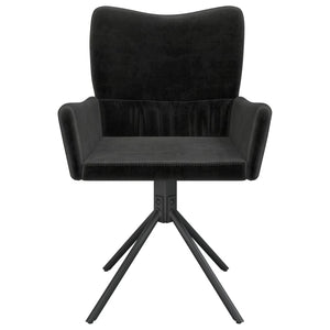 vidaXL Swivel Dining Chairs 2 Pcs Upholstered Accent Leisure Side Chair Velvet-14