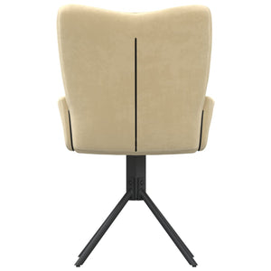 vidaXL Swivel Dining Chairs 2 Pcs Upholstered Accent Leisure Side Chair Velvet-0