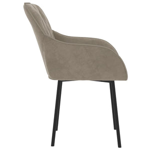 vidaXL Dining Chairs 2 Pcs Accent Upholstered Chair for Living Room Velvet-2