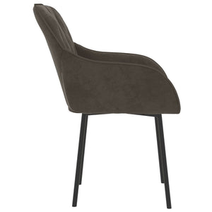 vidaXL Dining Chairs 2 Pcs Accent Upholstered Chair for Living Room Velvet-18