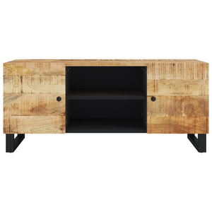 vidaXL TV Stand 41.3"x13"x18.1" Solid Wood Mango-3