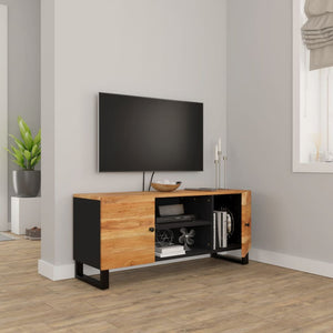 vidaXL TV Stand 41.3"x13"x18.1" Solid Wood Acacia-1