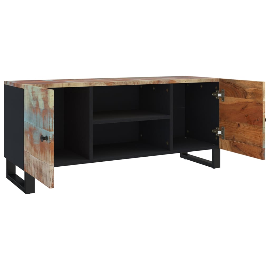 vidaXL TV Stand 41.3"x13"x18.1" Solid Wood Reclaimed-8