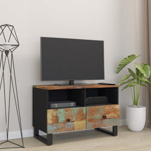 vidaXL TV Stand 27.6"x13"x18.1" Solid Wood Reclaimed-1