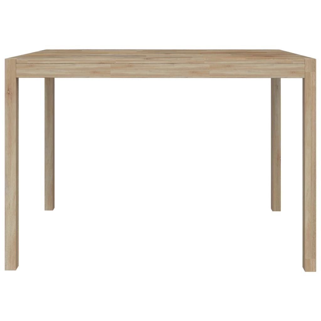 vidaXL Dining Table 43.3"x27.6"x29.5" Solid Wood Acacia-2