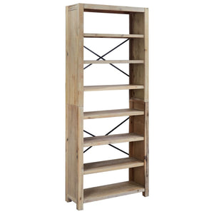 vidaXL Bookshelf Bookcase Display Shelf Rack for Living Room Solid Wood Acacia-2