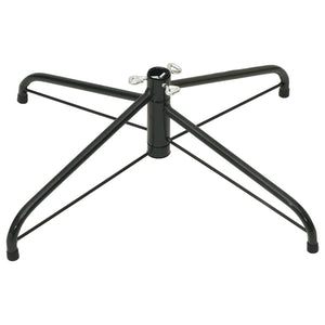 vidaXL Christmas Tree Stand Artificial Xmas Tree Base Tree Holder Steel Black-18