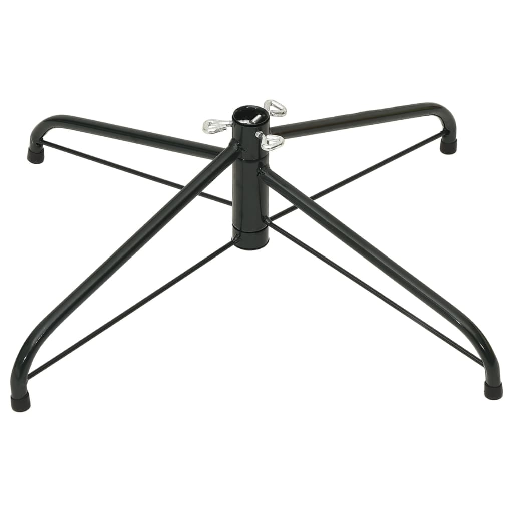 vidaXL Christmas Tree Stand Artificial Xmas Tree Base Tree Holder Steel Black-0