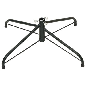 vidaXL Christmas Tree Stand Artificial Xmas Tree Base Tree Holder Steel Black-17