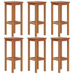 vidaXL Bar Stool Bar Seat Counter Height Stool for Pub Kitchen Solid Wood-1