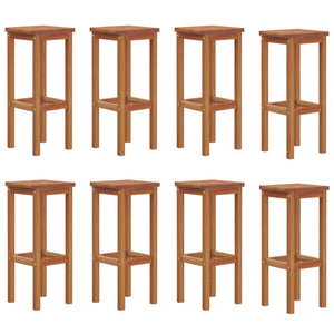 vidaXL Bar Stool Bar Seat Counter Height Stool for Pub Kitchen Solid Wood-10