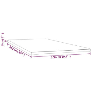 vidaXL Mattress Topper Memory Foam Mattress Topper Mattress Pad for Daybed-27