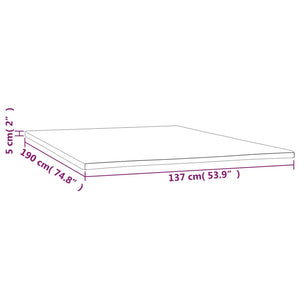 vidaXL Mattress Topper Memory Foam Mattress Topper Mattress Pad for Daybed-17