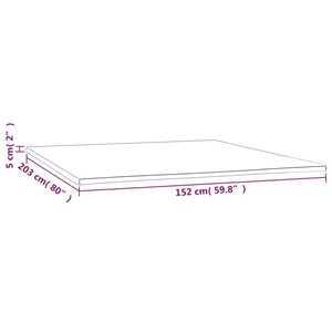 vidaXL Mattress Topper Memory Foam Mattress Topper Mattress Pad for Daybed-12