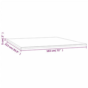 vidaXL Mattress Topper Memory Foam Mattress Topper Mattress Pad for Daybed-36