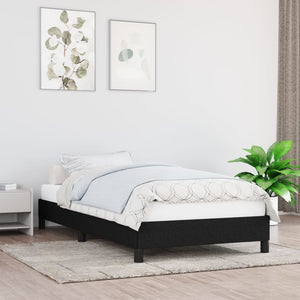 vidaXL Bed Frame Upholstered Platform Bed with Wooden Slats Support Fabric-31