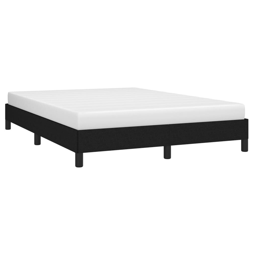 vidaXL Bed Frame Upholstered Platform Bed with Wooden Slats Support Fabric-66