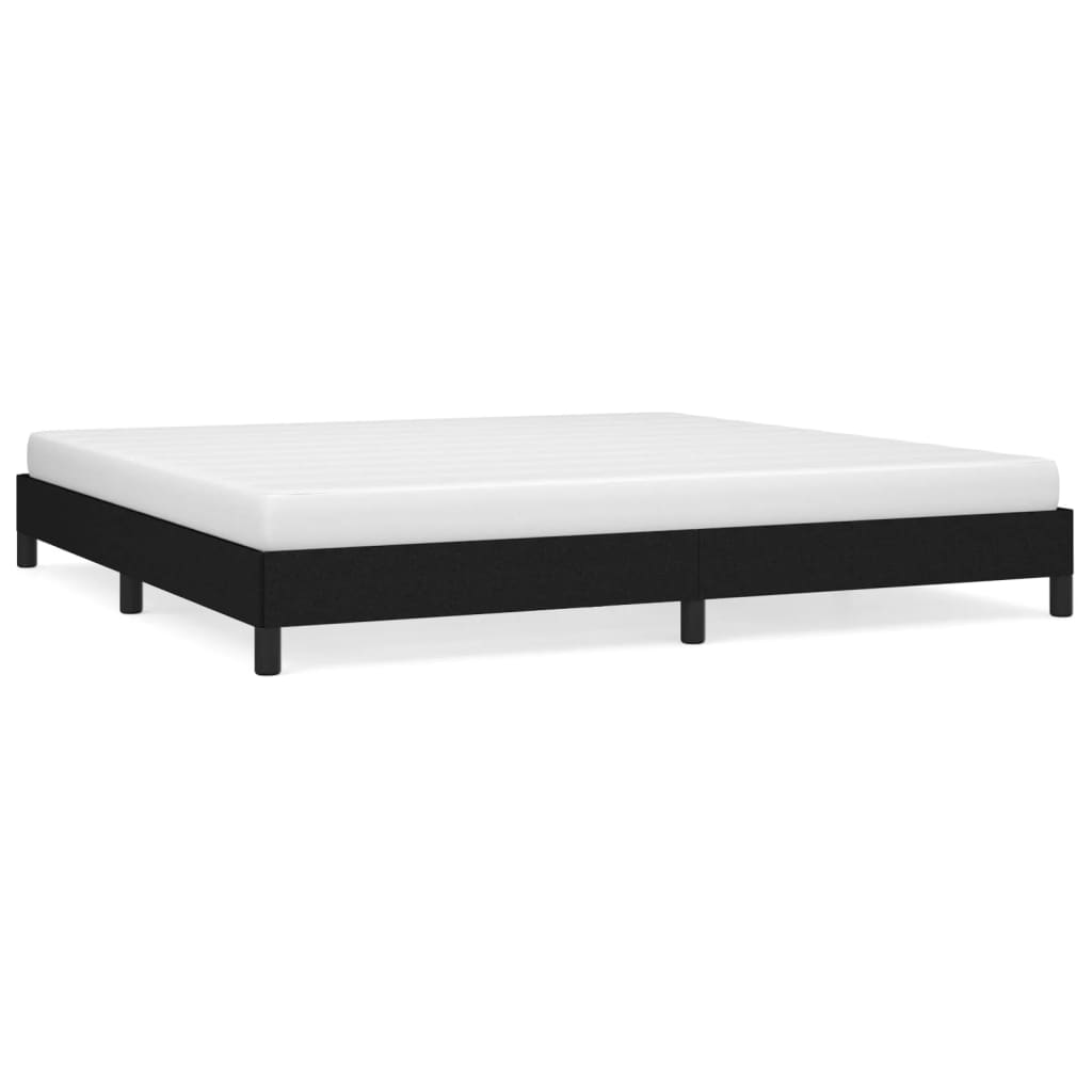 vidaXL Bed Frame Upholstered Platform Bed with Wooden Slats Support Fabric-74