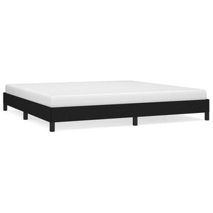 vidaXL Bed Frame Upholstered Platform Bed with Wooden Slats Support Fabric-74