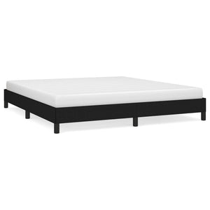 vidaXL Bed Frame Upholstered Platform Bed with Wooden Slats Support Fabric-23