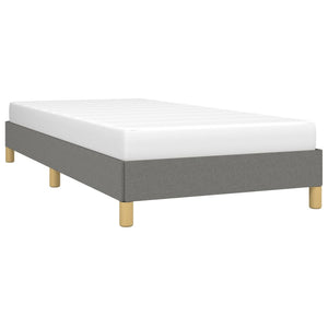 vidaXL Bed Frame Upholstered Platform Bed with Wooden Slats Support Fabric-31