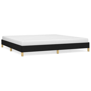 vidaXL Bed Frame Upholstered Platform Bed with Wooden Slats Support Fabric-33