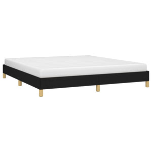 vidaXL Bed Frame Upholstered Platform Bed with Wooden Slats Support Fabric-14