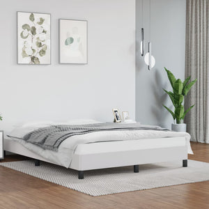 vidaXL Bed Frame Upholstered Platform Bed Base Frame for Bedroom Faux Leather-38