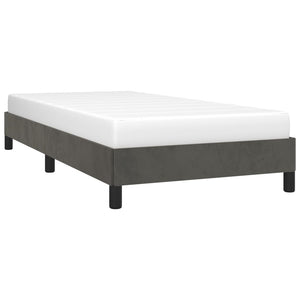 vidaXL Bed Frame Upholstered Platform Bed with Wooden Slats Support Velvet-65