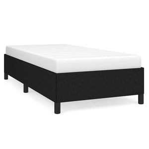 vidaXL Bed Frame Upholstered Platform Bed with Wooden Slats Support Fabric-65