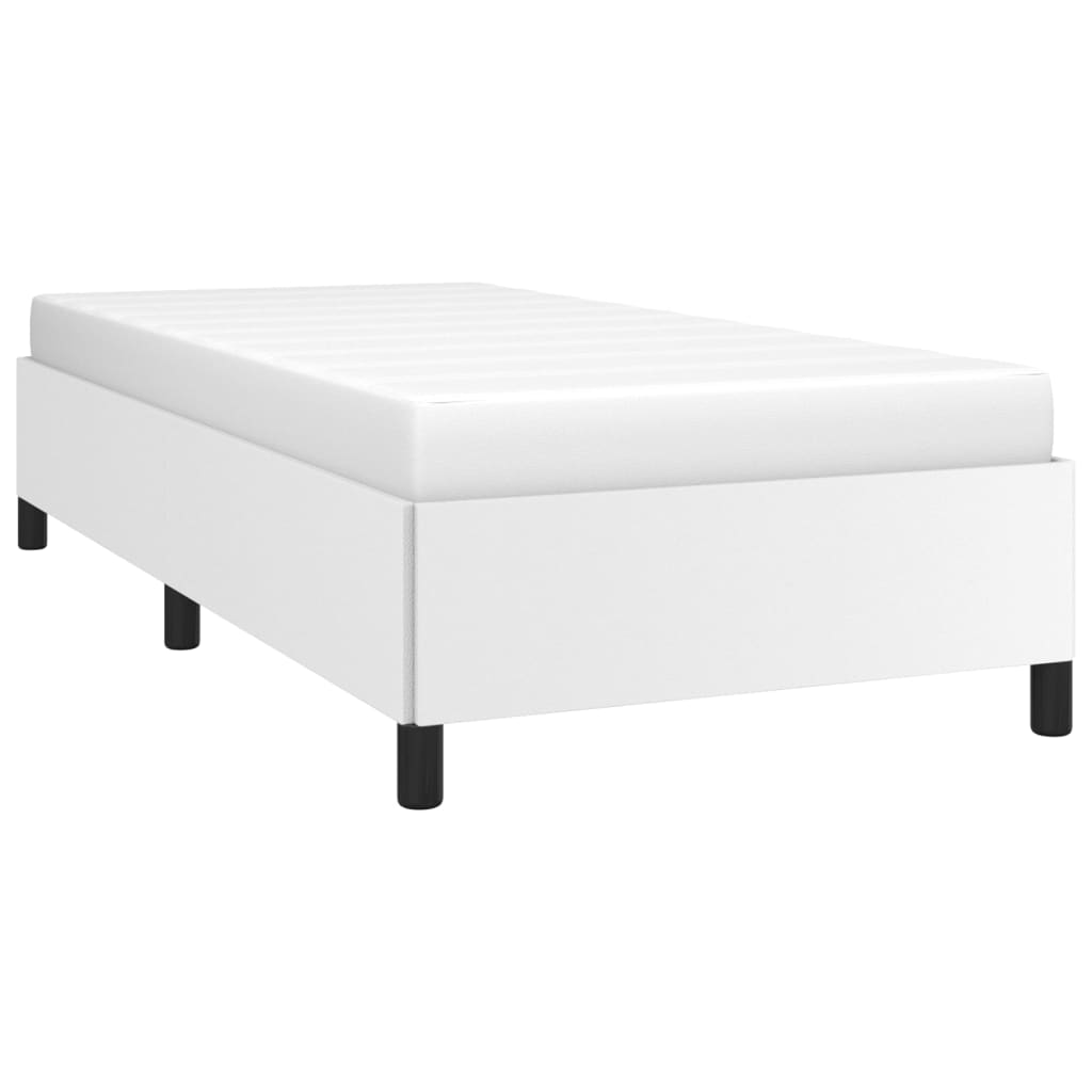 vidaXL Bed Frame Upholstered Platform Bed Base Frame for Bedroom Faux Leather-34