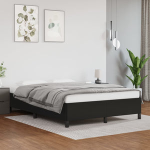 vidaXL Bed Frame Upholstered Platform Bed Base Frame for Bedroom Faux Leather-43